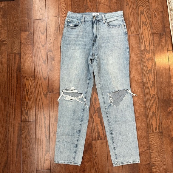 Pistola Presley High Rise Straight Leg Distressed Jean - Picture 7 of 8